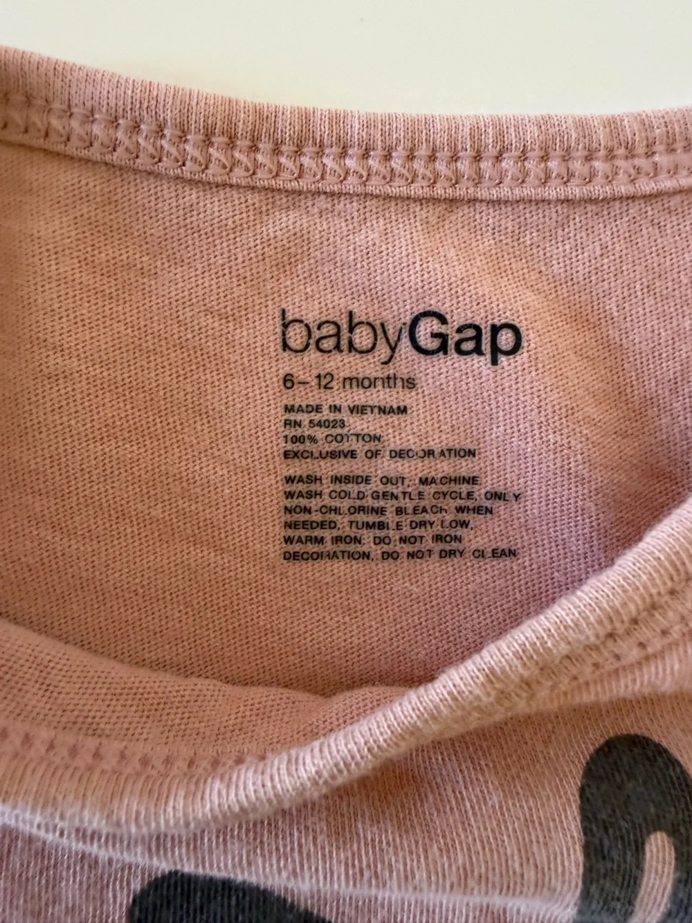 GAP “I Love Daddy” Baby Long-sleeve Onesie Bodysuit